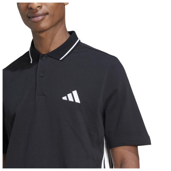 Adidas Ανδρική κοντομάνικη μπλούζα Essentials 3-S Pique Polo Shirt Adidas Ανδρική κοντομάνικη μπλούζα Essentials 3-S Pique Polo Shirt